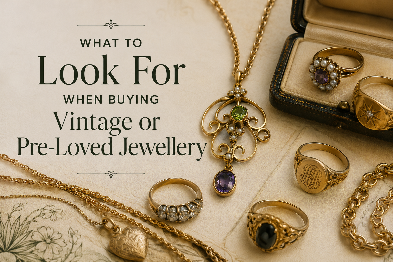 What to Look For When Buying Vintage or Pre-Loved Jewellery