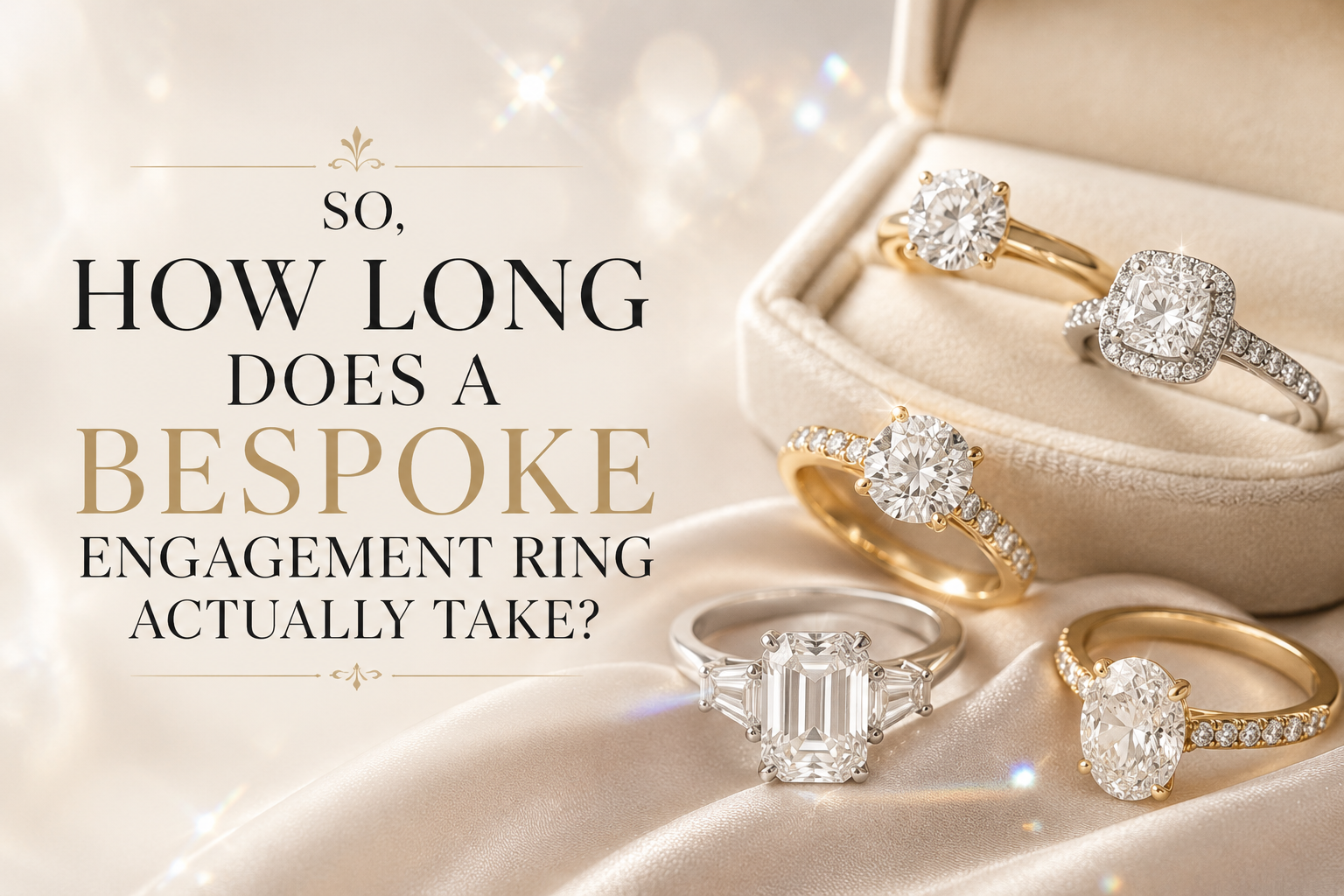 So, How Long Does a Bespoke Engagement Ring Actually Take?