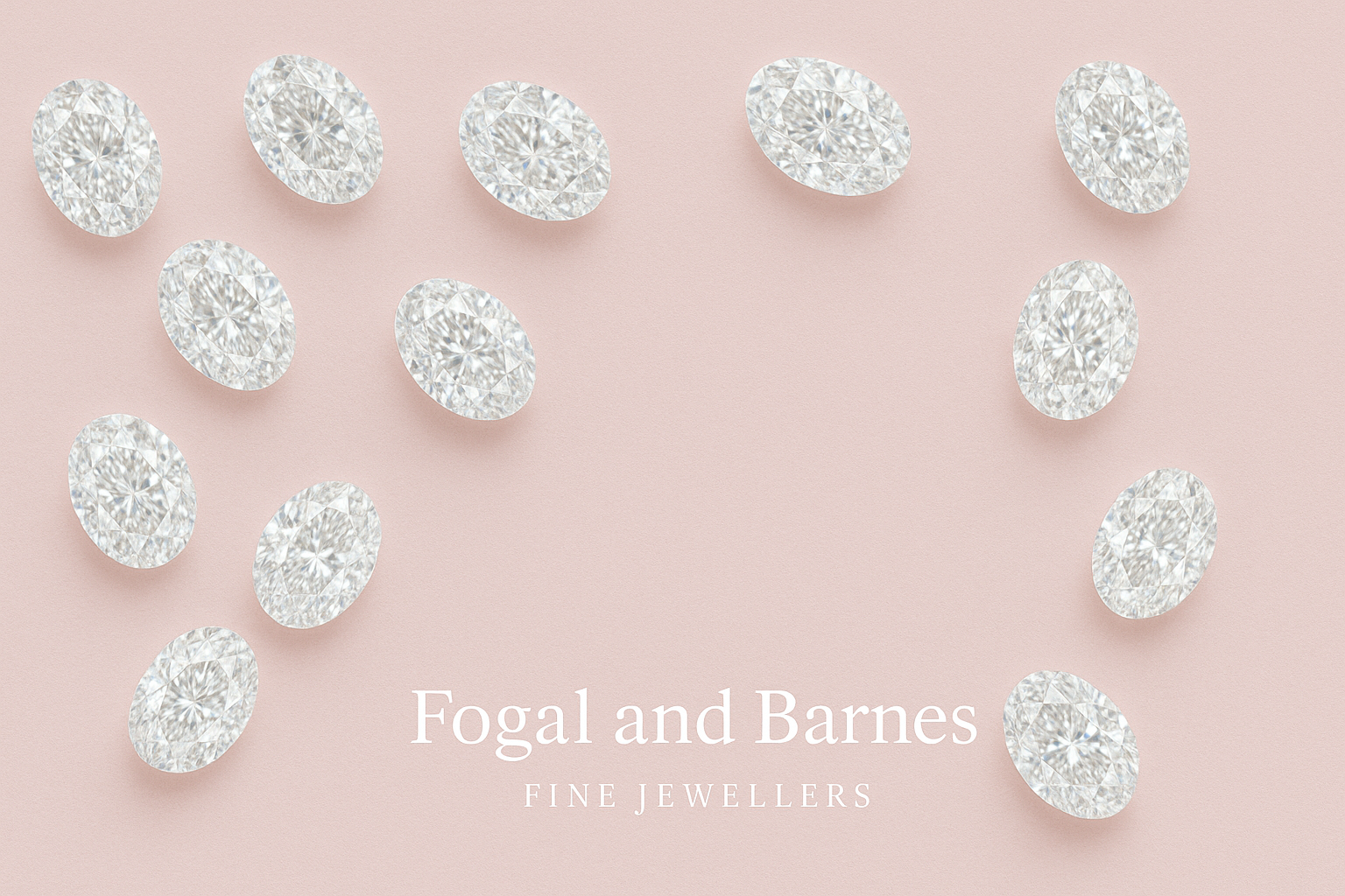 Oval cut engagement rings in Harrogate Jewellers, Fogal and Barnes