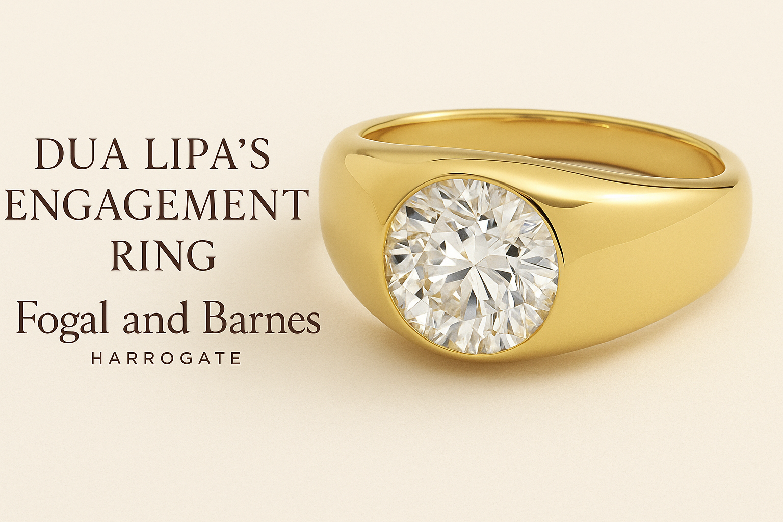 dua lipas engagement ring Harrogate Jewellers