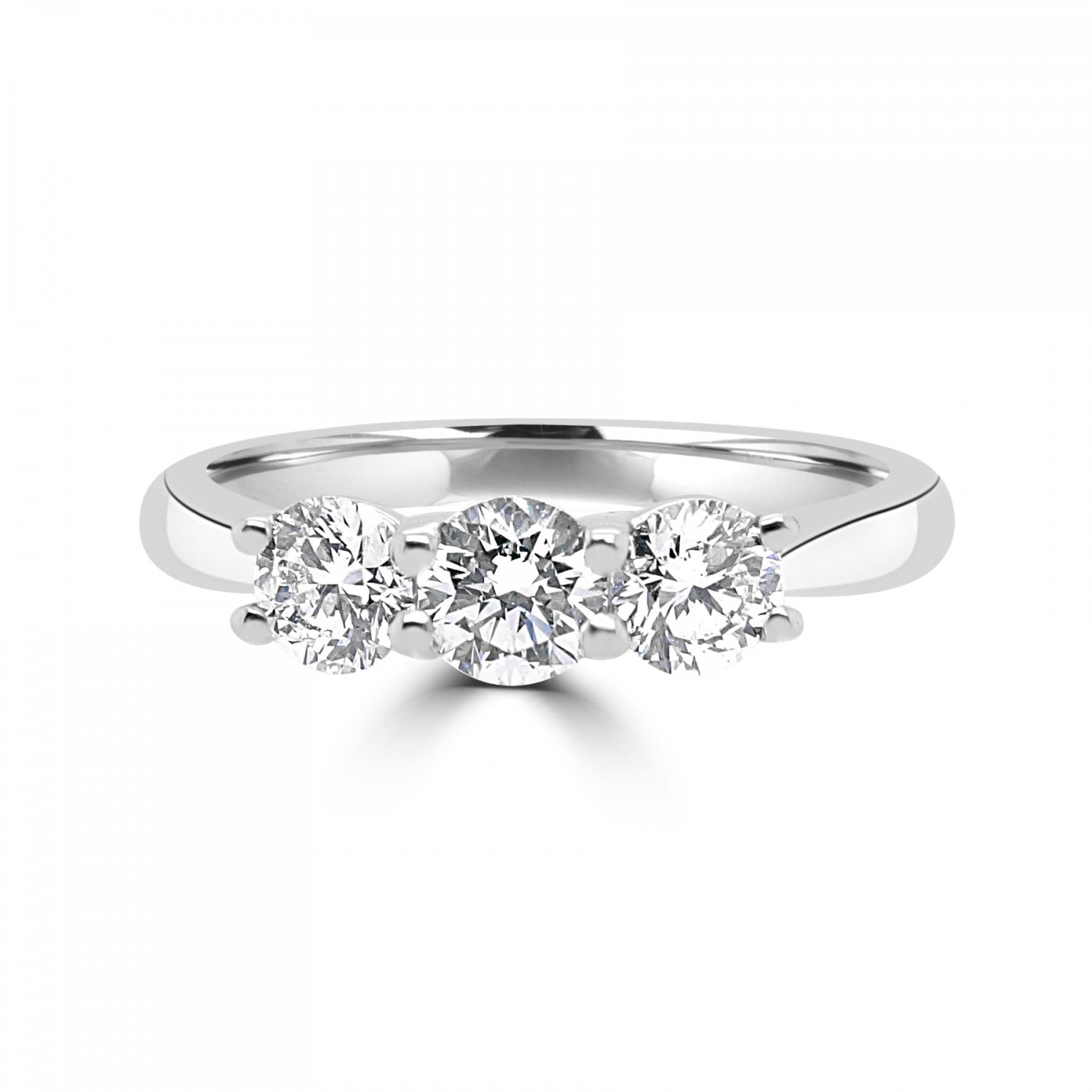 0.25CT ROUND CUT DIAMOND THREE STONE ENGAGEMENT RING- HARROGATE