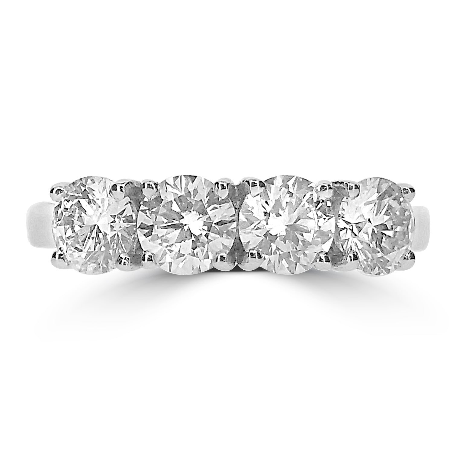 FOUR STONE DIAMOND ENGAGEMENT RING