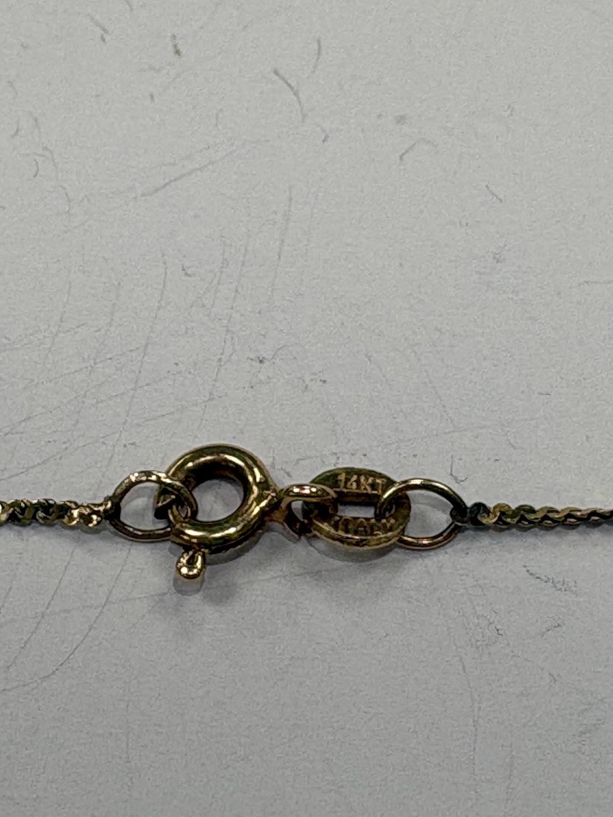 14ct yellow gold chain second hand harrogate jewellers fogal and barnes