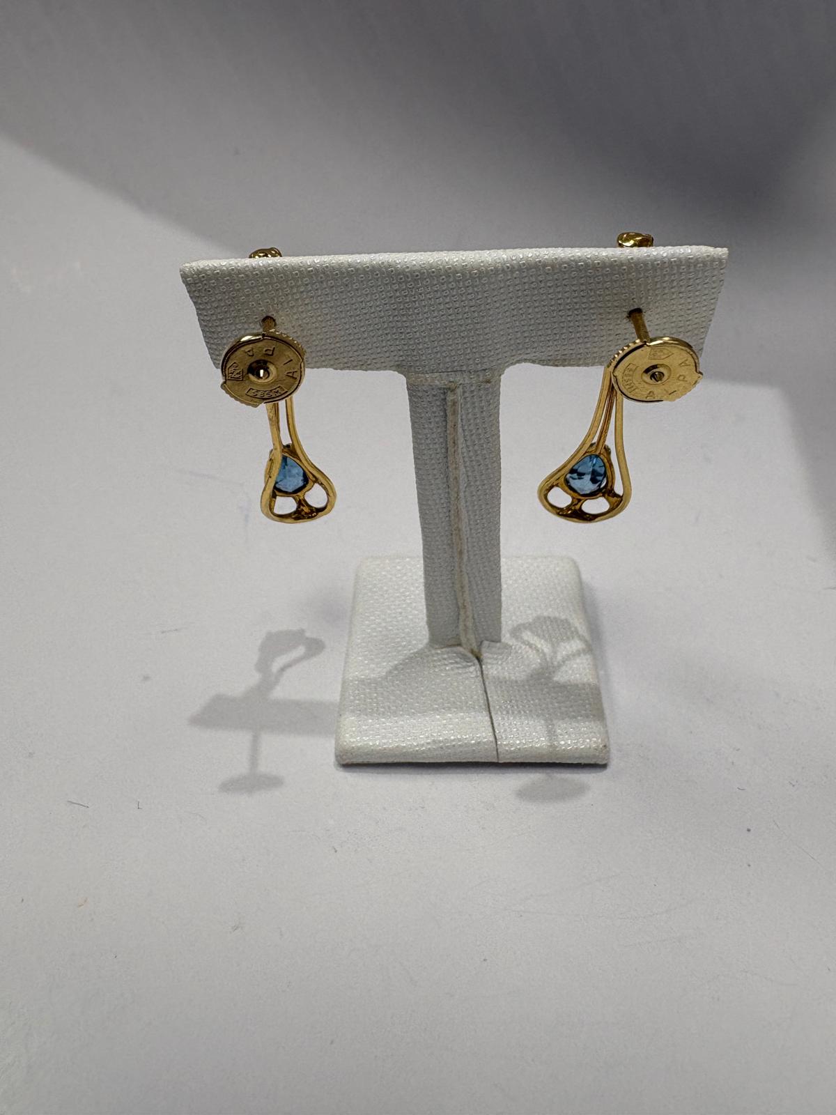 second hand yellow gold aquamarine 14k harrogate