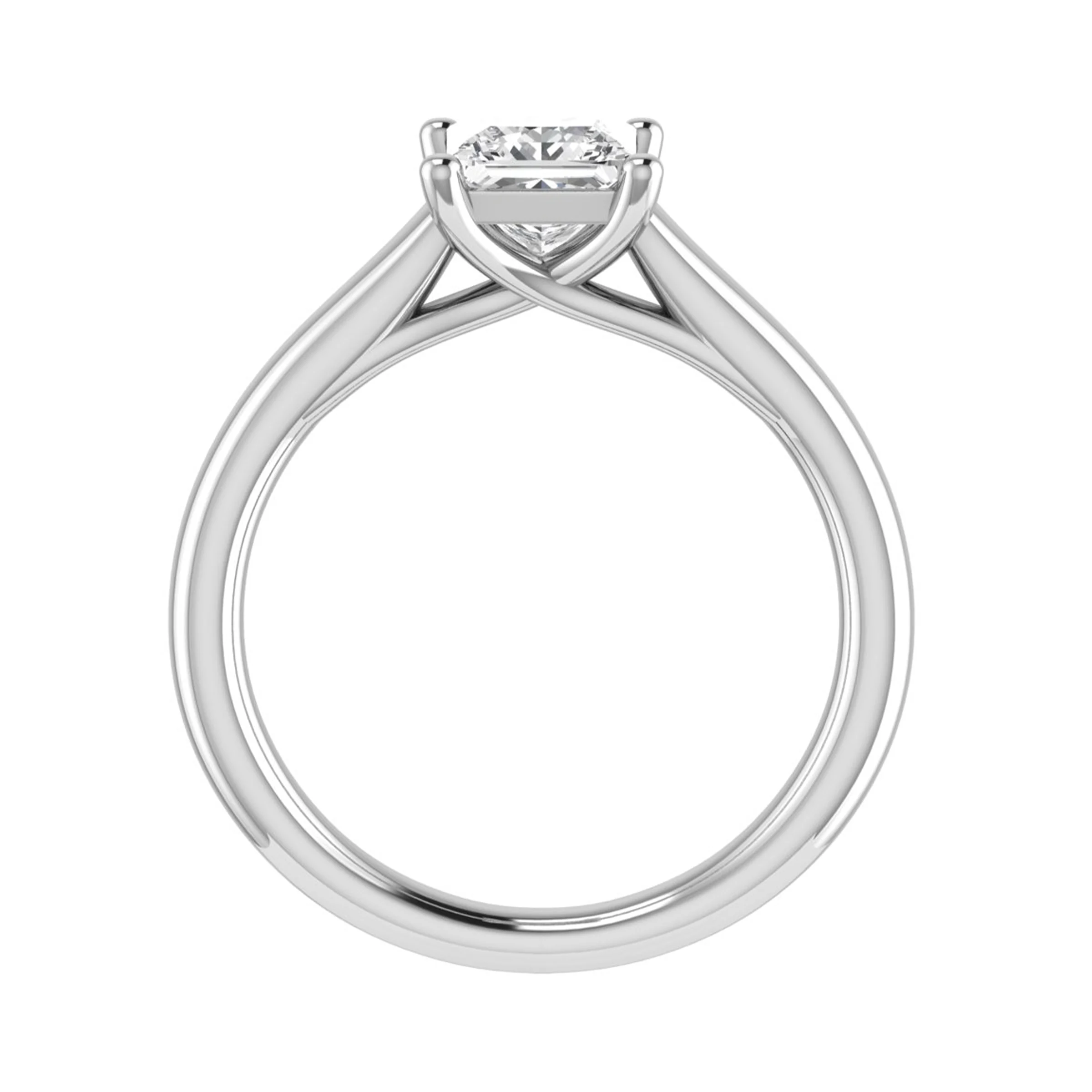 Princess Cut Diamond Solitaire Engagement Ring Harrogate Fogal and Barnes Fine Jewellers set in 18ct white gold or platinum
