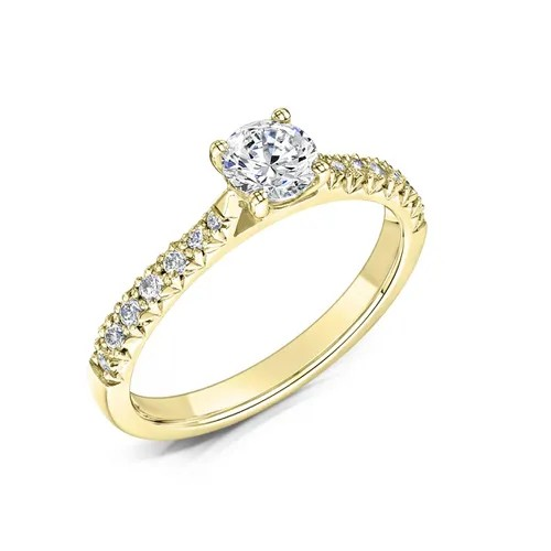 ROUND BRILLIANT DIAMOND SOLITAIRE ENGAGEMENT RING