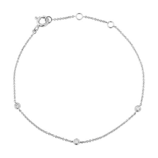 WHITE GOLD DIAMOND BRACELET