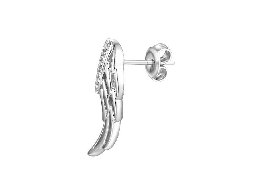 ANGELICA WINGS SILVER EARRINGS