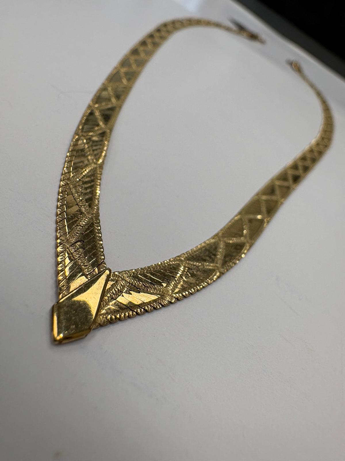 gold necklace 9k second hand harrogate jewellers