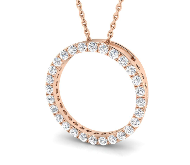 HARROGATE ROUND CIRCLE OF LIFE DIAMOND NECKLACE