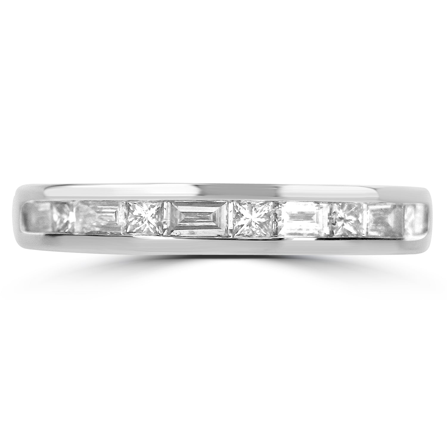 MIXED CUT CHANNEL SET DIAMOND WEDDING / ETERNITY RING