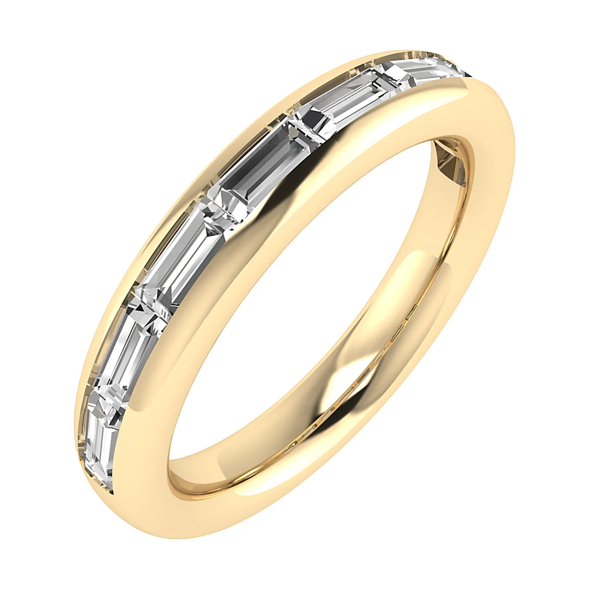 LANDSCAPE BAGUETTE DIAMOND ETERNITY/WEDDING RING