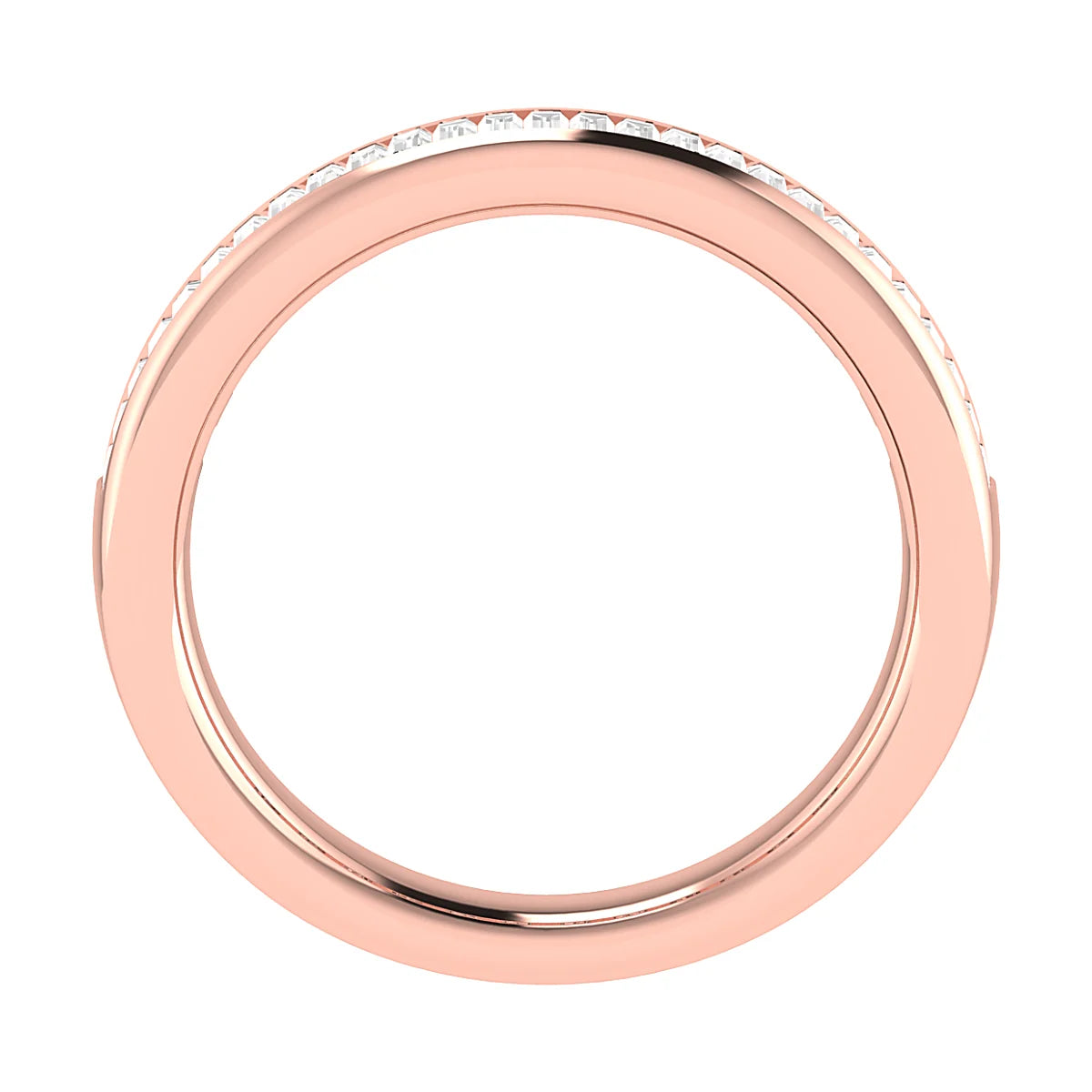 CHANNEL SET BAGUETTE DIAMOND WEDDING ETERNITY RING