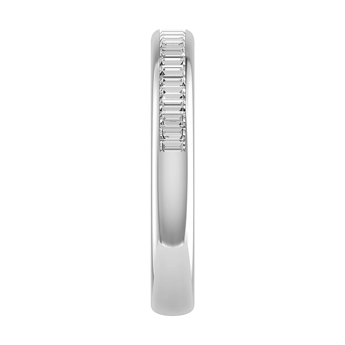 CHANNEL SET BAGUETTE DIAMOND WEDDING ETERNITY RING