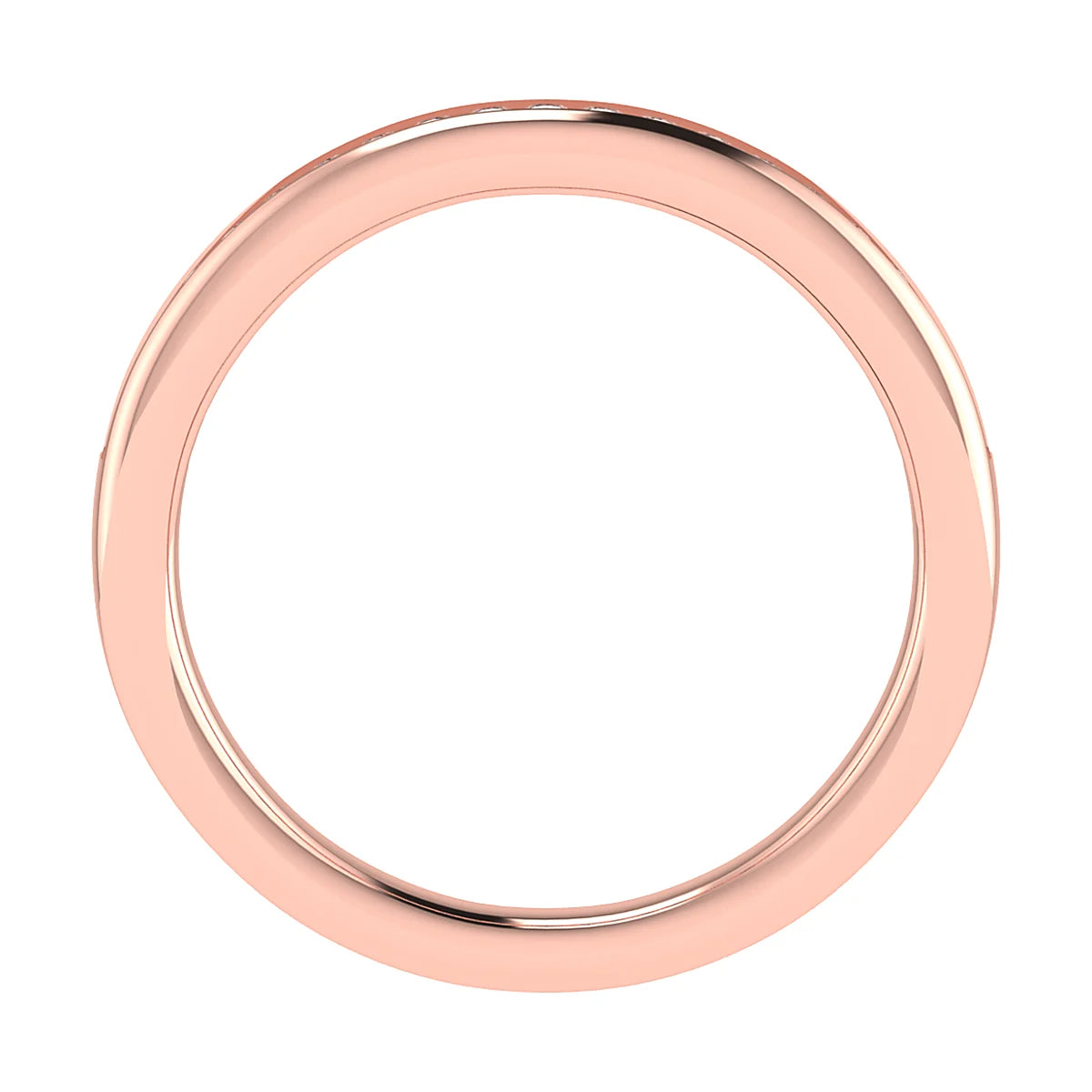 CHANNEL SET ROUND BRILLIANT DIAMOND WEDDING ETERNITY RING