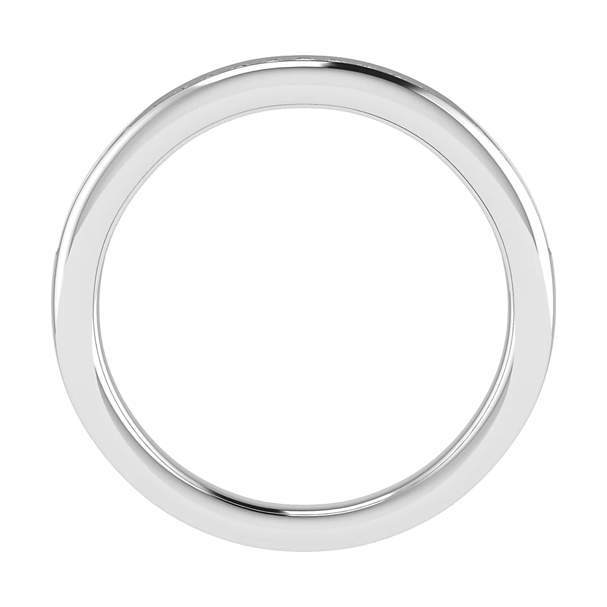 CHANNEL SET ROUND BRILLIANT DIAMOND WEDDING ETERNITY RING