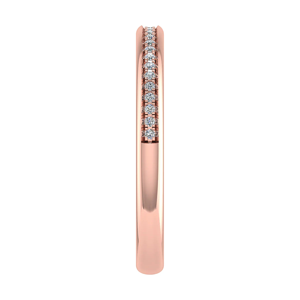 GRAIN SET ROUND BRILLIANT DIAMOND WEDDING ETERNITY RING