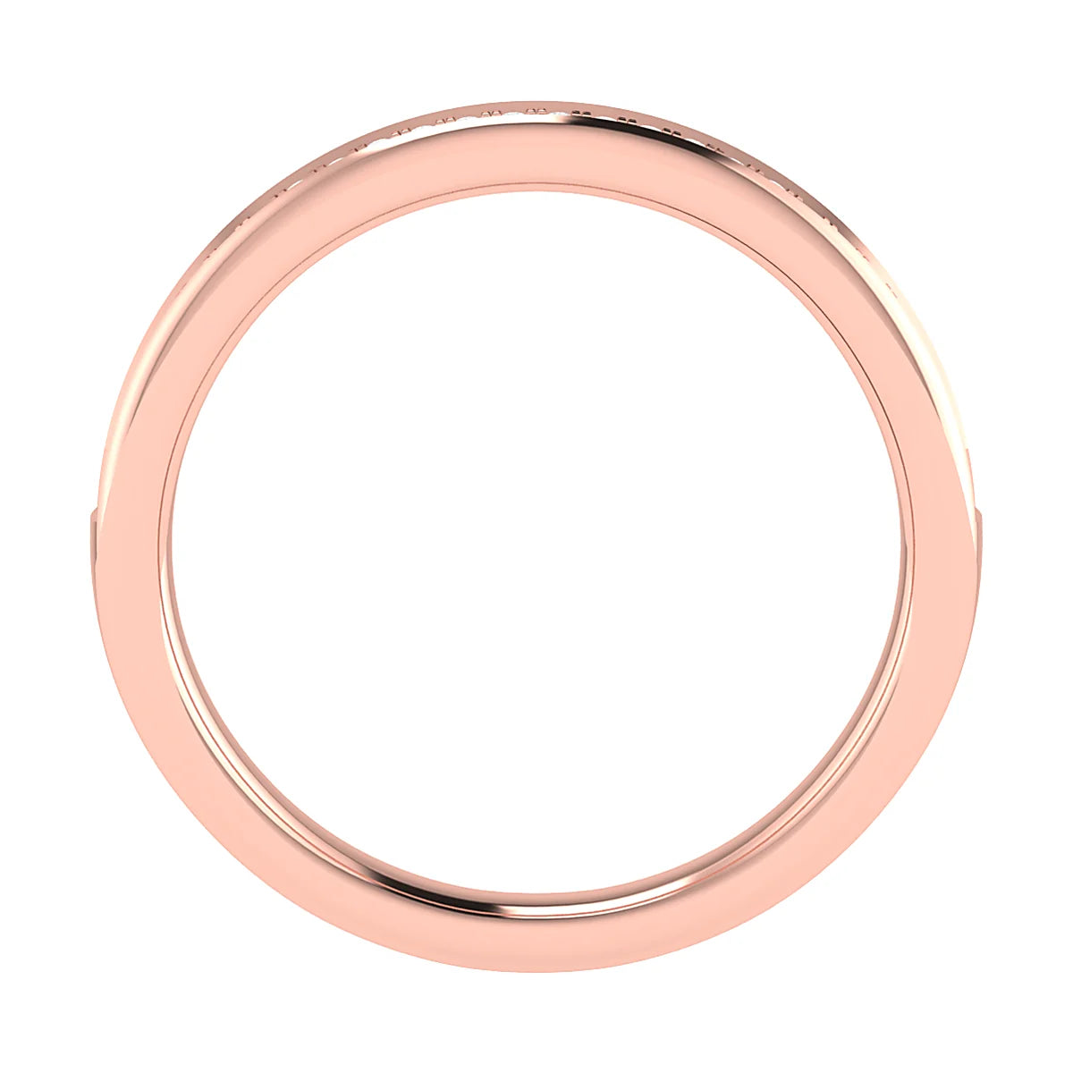 GRAIN SET ROUND BRILLIANT DIAMOND WEDDING ETERNITY RING