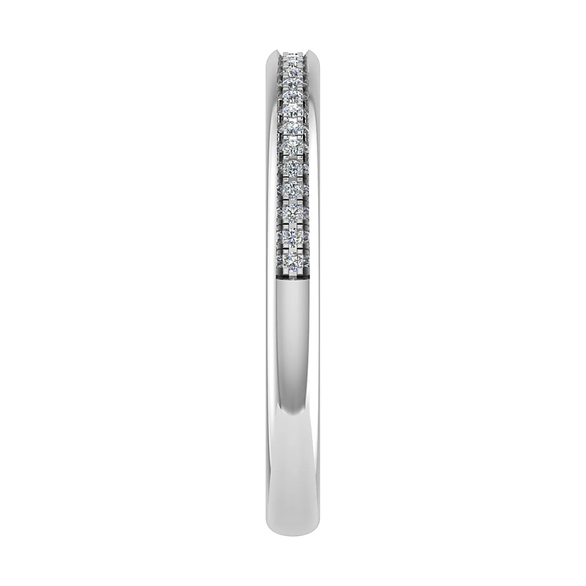 GRAIN SET ROUND BRILLIANT DIAMOND WEDDING ETERNITY RING