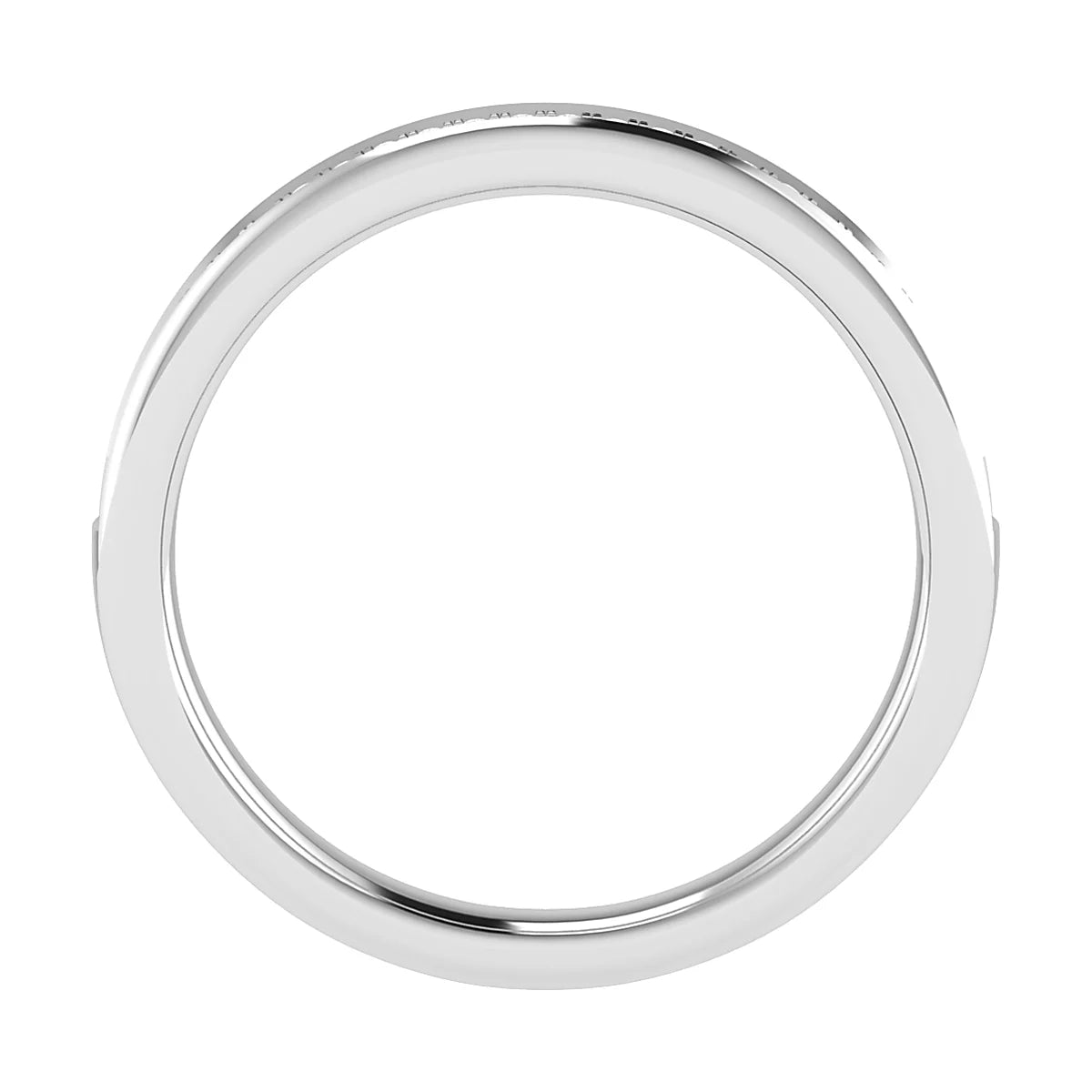 GRAIN SET ROUND BRILLIANT DIAMOND WEDDING ETERNITY RING