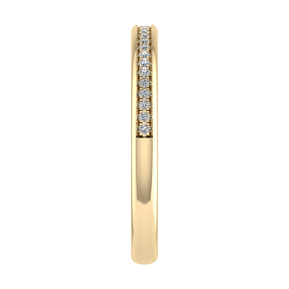 GRAIN SET ROUND BRILLIANT DIAMOND WEDDING ETERNITY RING