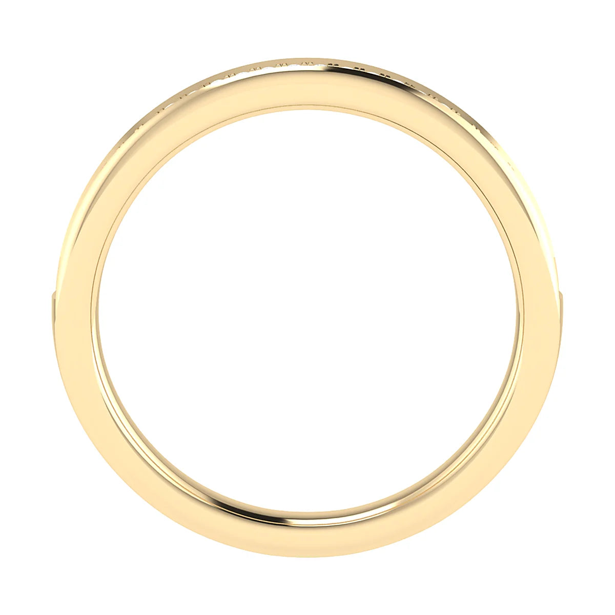 GRAIN SET ROUND BRILLIANT DIAMOND WEDDING ETERNITY RING