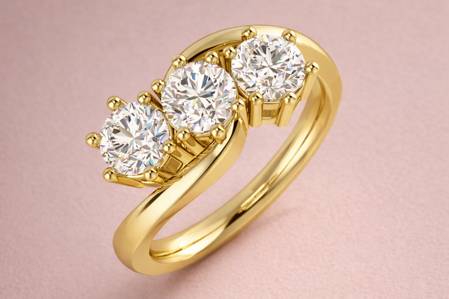 Bespoke lab-grown diamond engagement ring Harrogate