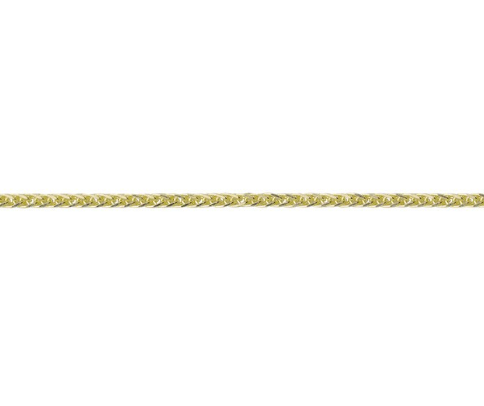 BEAUTIFUL 9K YELLOW GOLD FILED SPIGA 16" CHAIN- HARROGATE