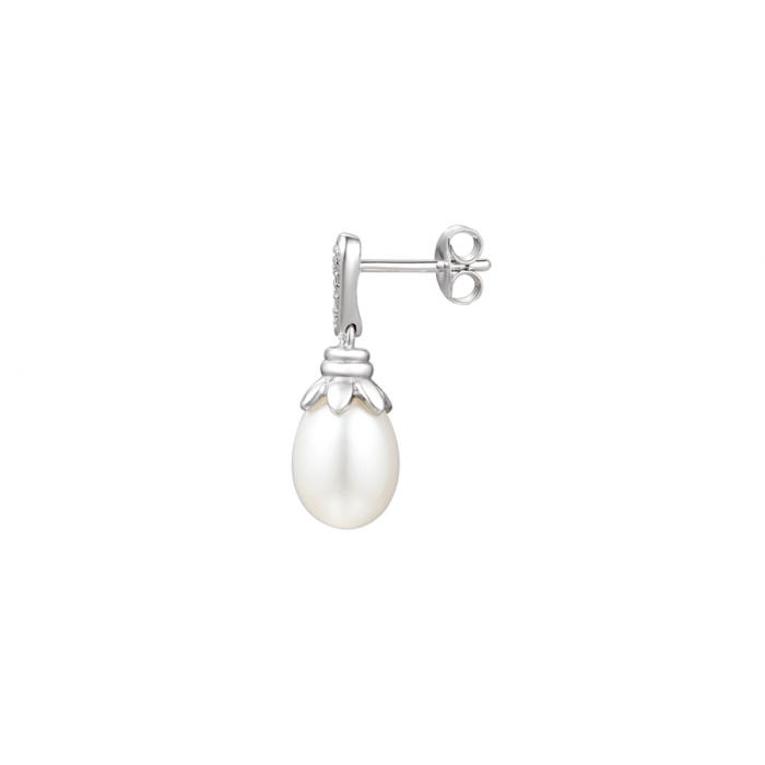 TEAR DROP FRESHWATER PEARL EARRINGS