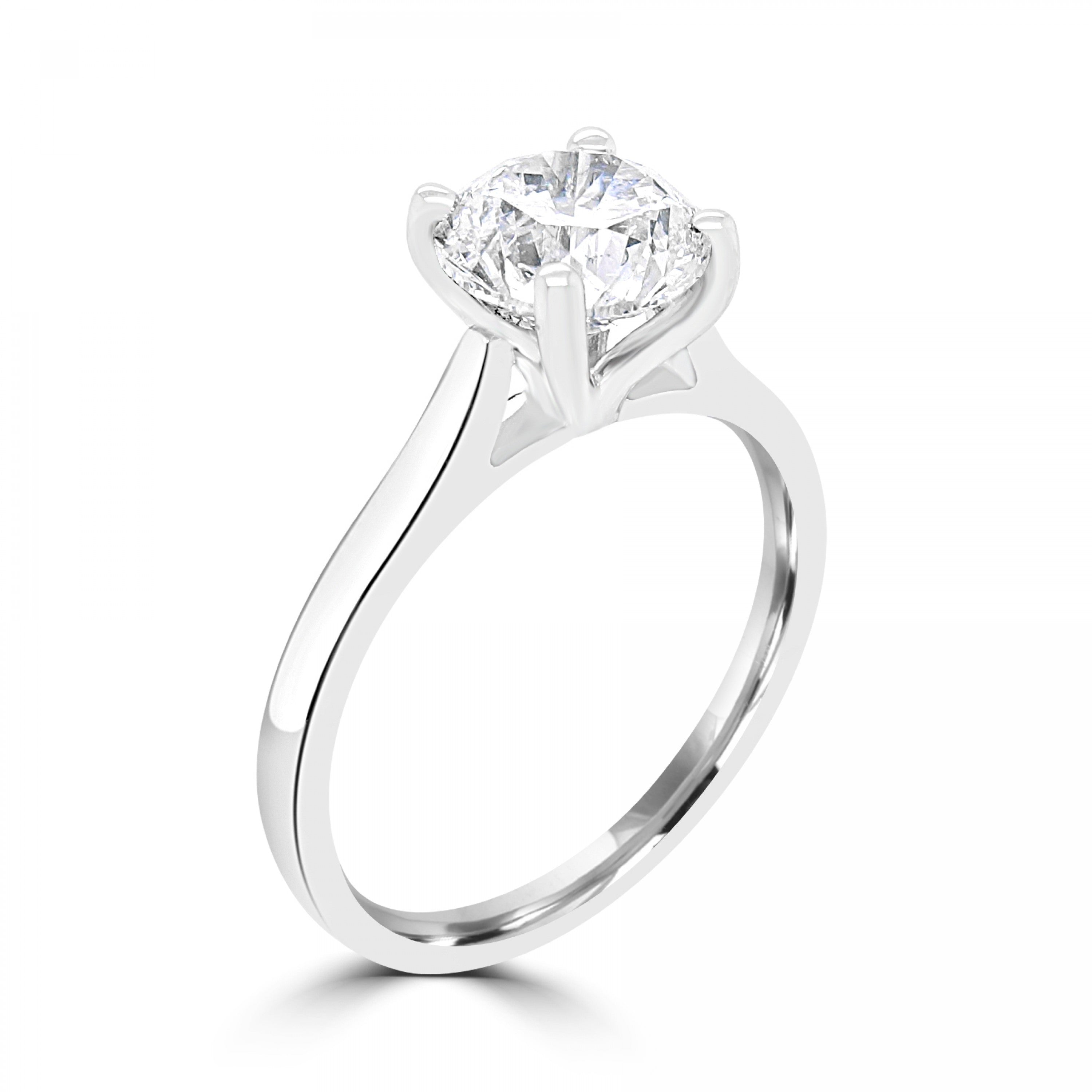 Round Brilliant 1.71ct Diamond Solitaire Engagement Ring Harrogate Fogal and Barnes Fine Jewellery shop