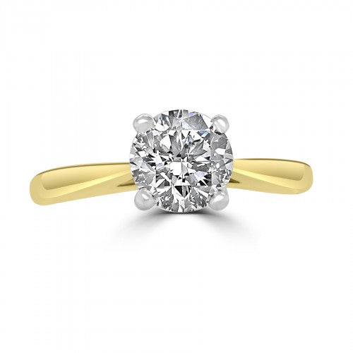 Round Brilliant Cut Diamond 0.90ct Solitaire Engagement Ring Harrogate Fogal and Barnes