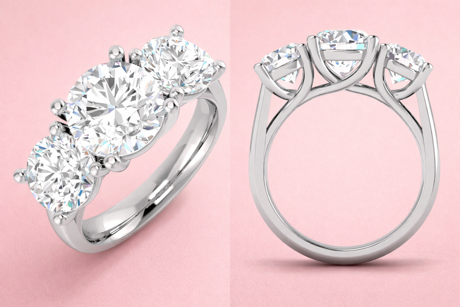 Bespoke engagement rings Harrogate in platinum