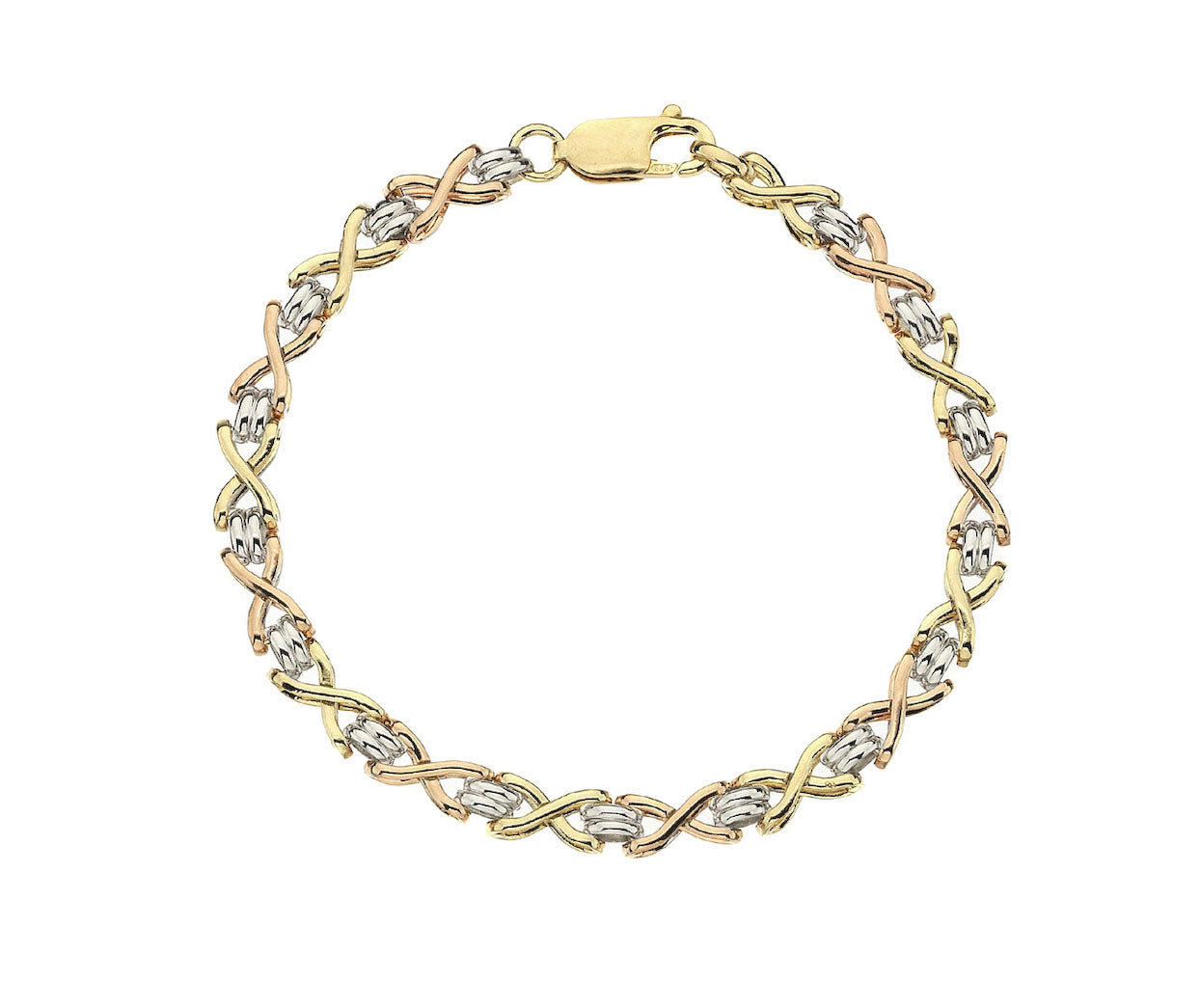 TRICOLOUR GOLD APHRODITE BRACELET