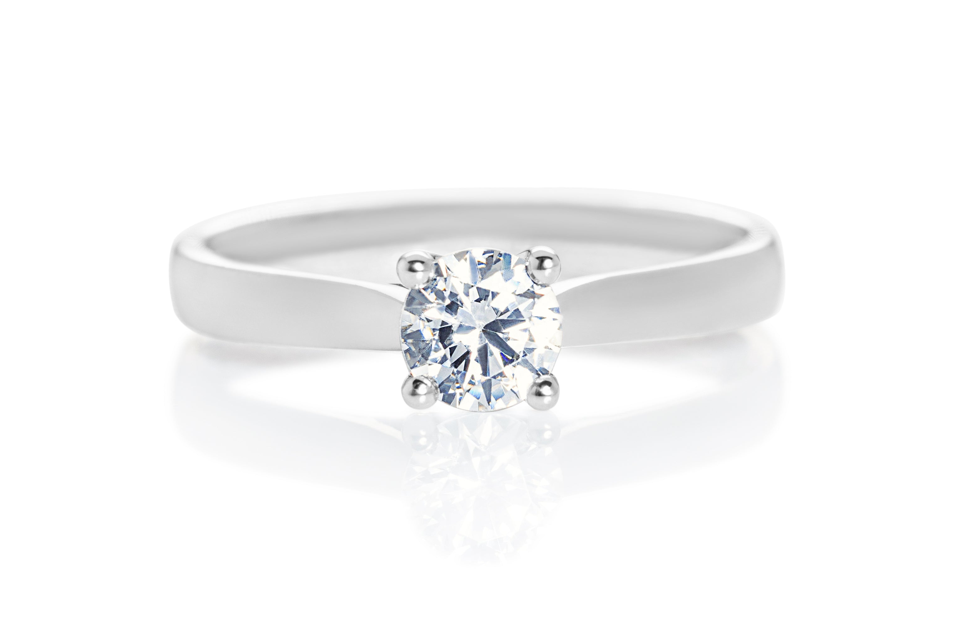 Round Brilliant Diamond Solitaire Engagement Ring Harrogate Fogal and Barnes fine jewellery shop