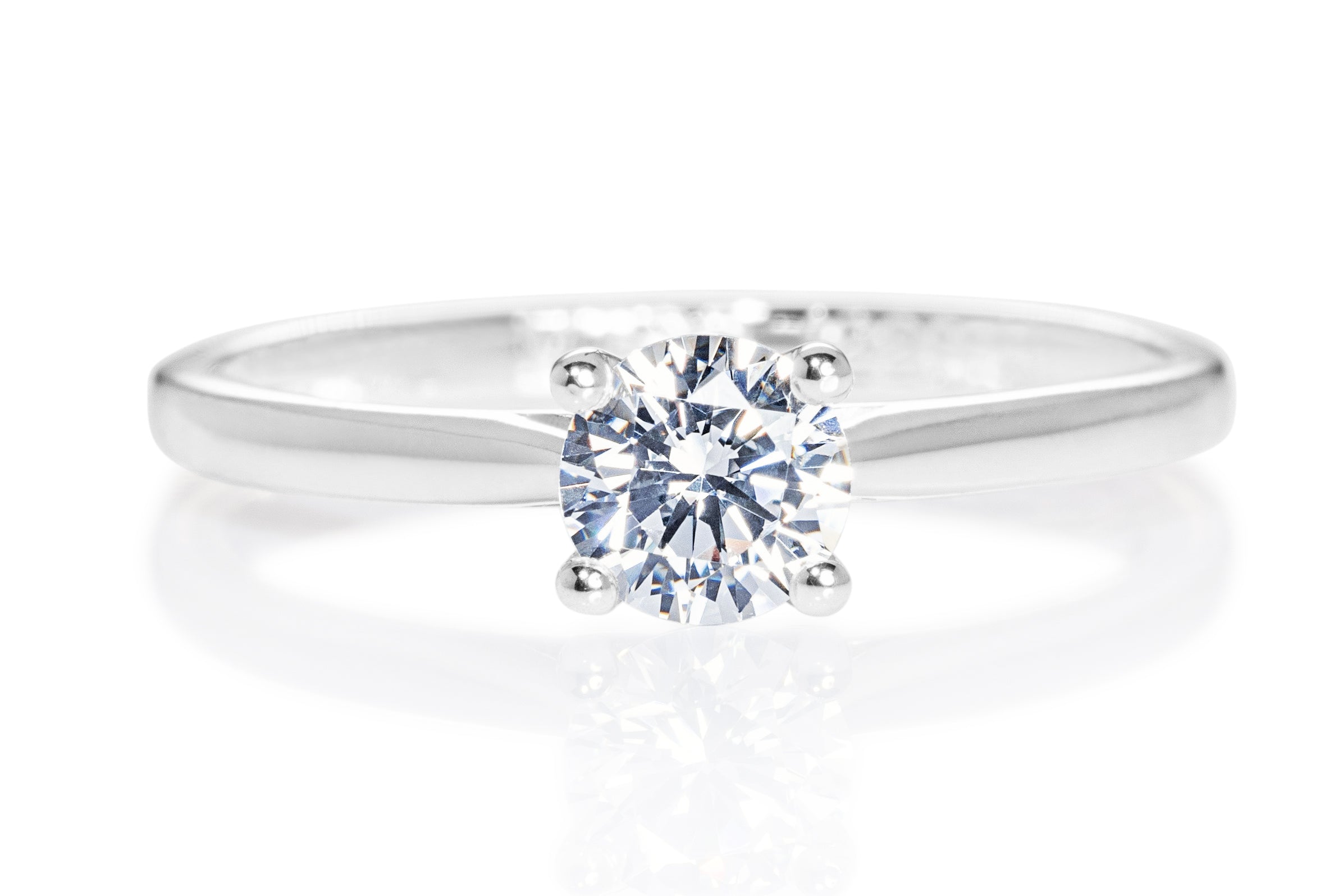 Round Brilliant Diamond 0.50ct Solitaire Engagement Ring Harrogate Fogal and Barnes