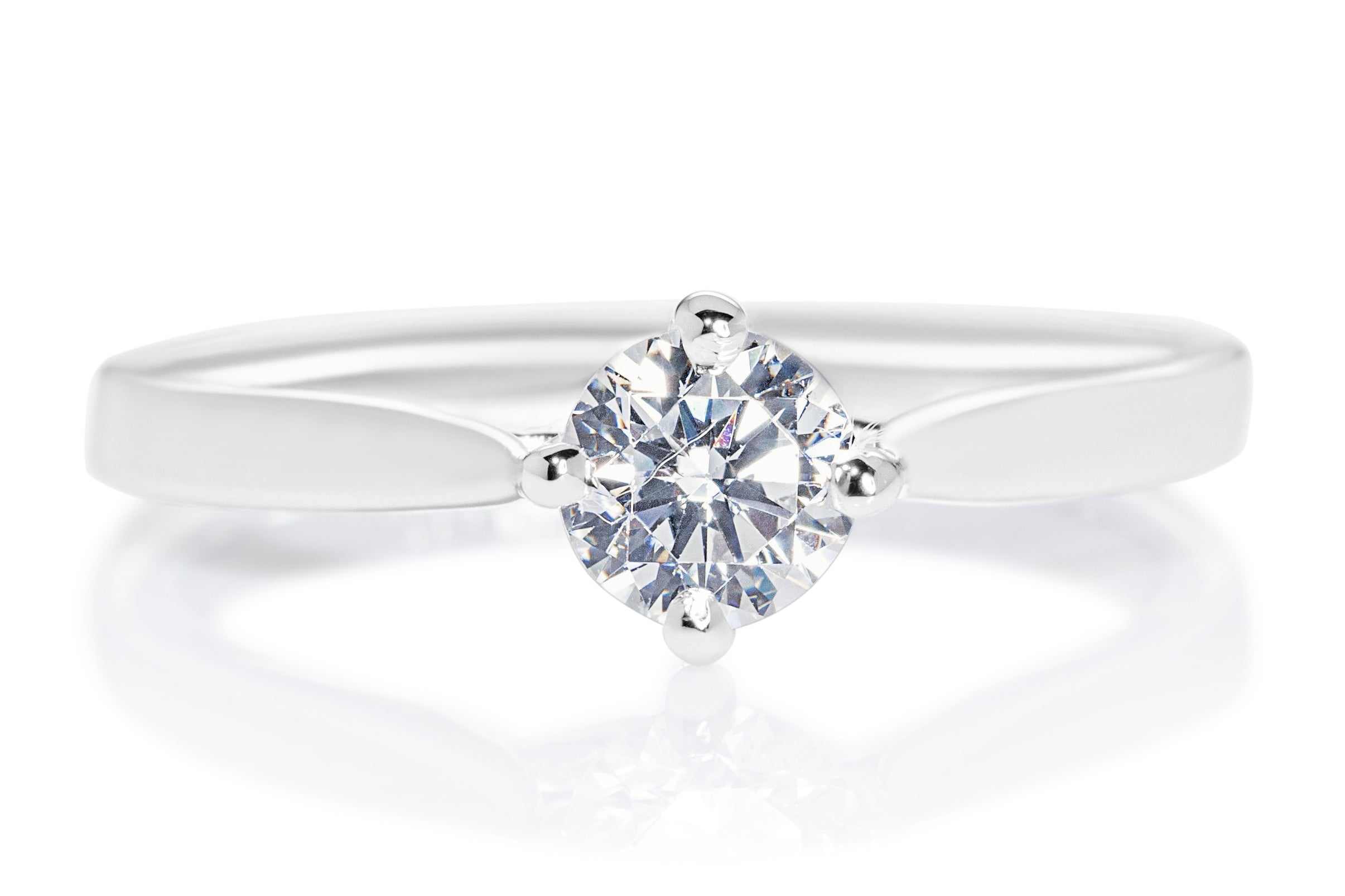 Round Brilliant Diamond Twist Band Engagement Ring Harrogate Fogal and Barnes Fine Jewellers