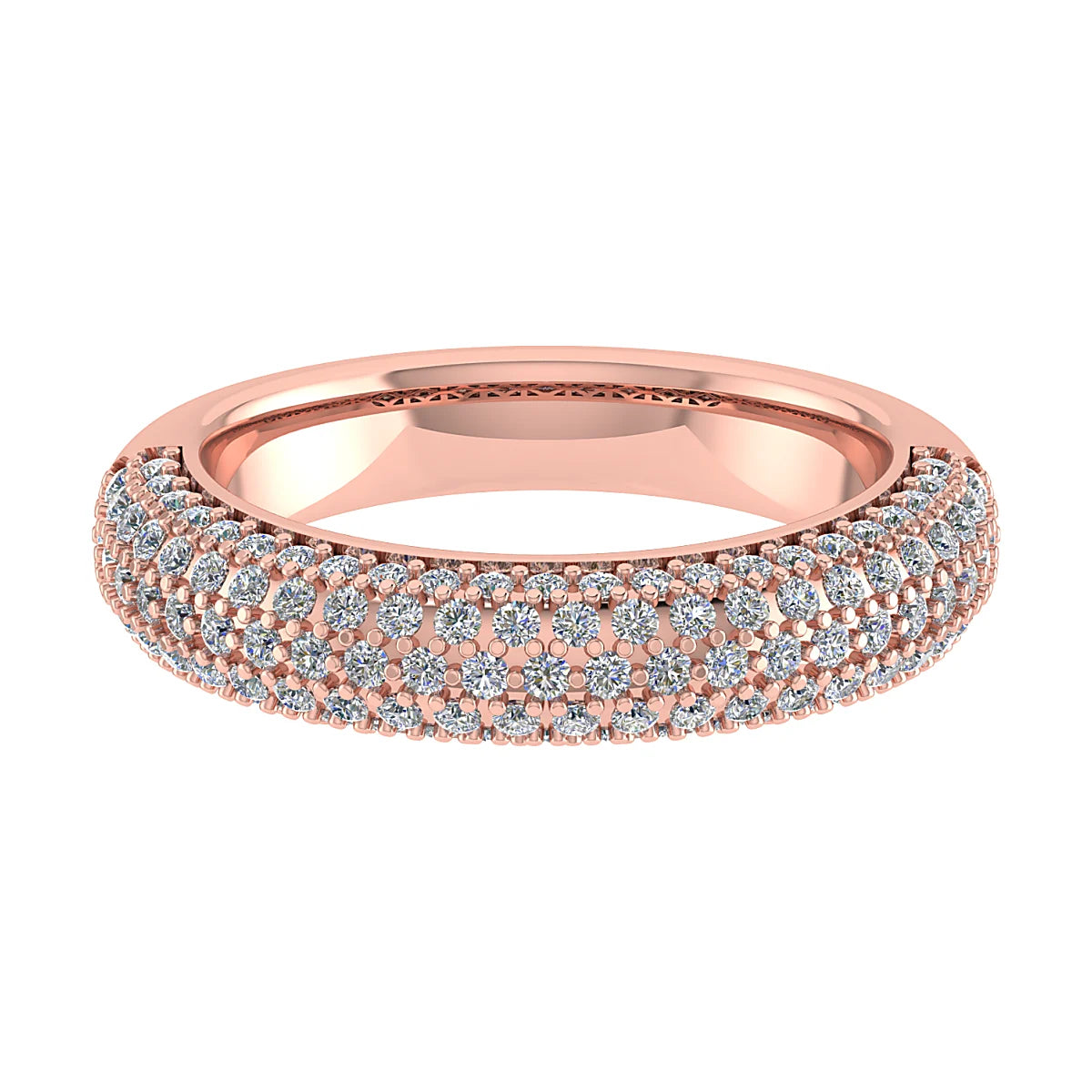 MULTI ROW DIAMOND ETERNITY/WEDDING RING