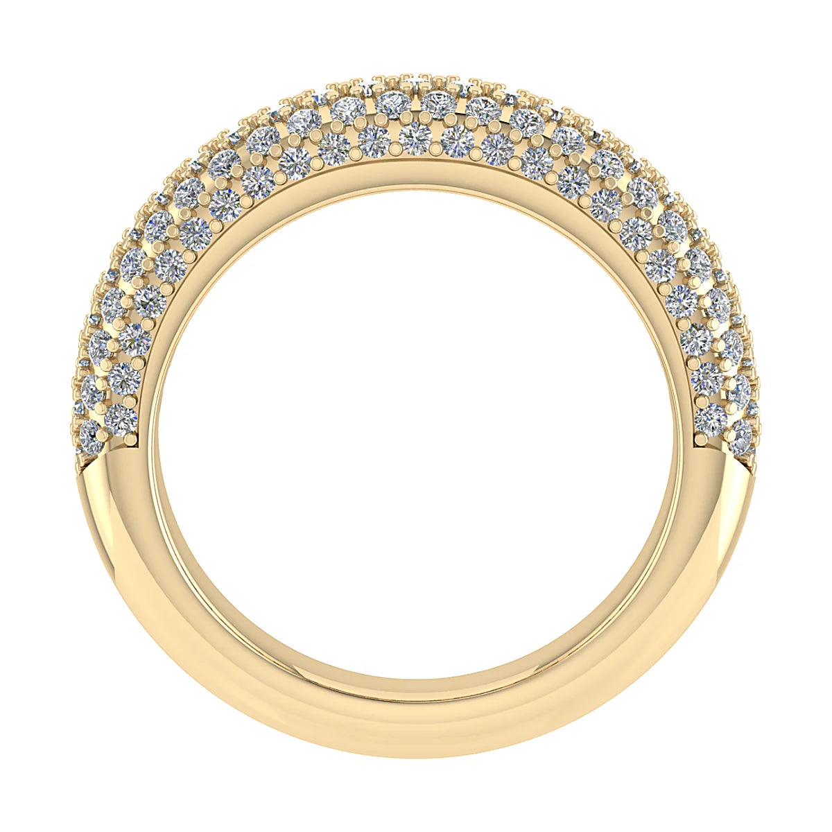 MULTI ROW DIAMOND ETERNITY/WEDDING RING