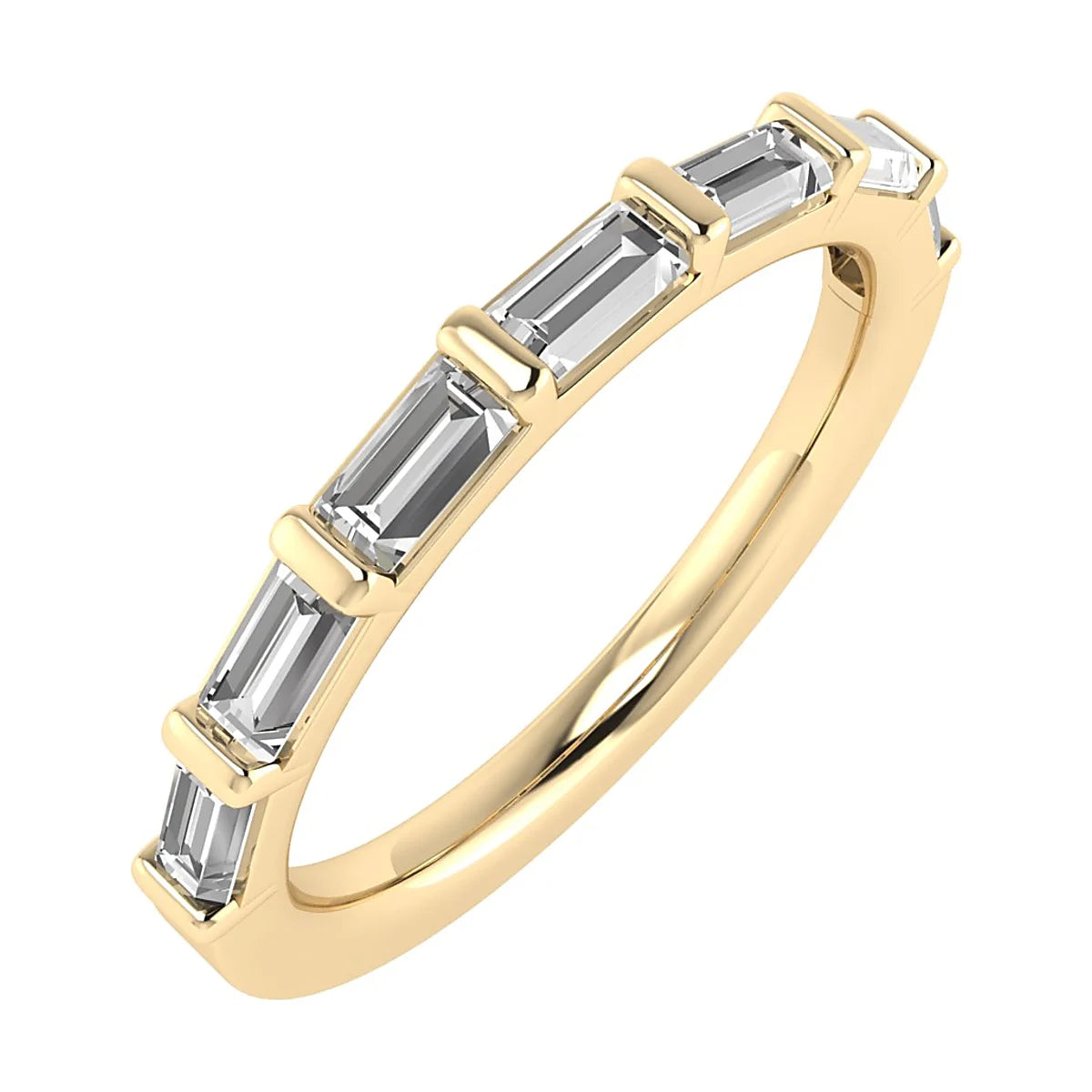 FANCY BAGUETTE DIAMOND ETERNITY/WEDDING RING