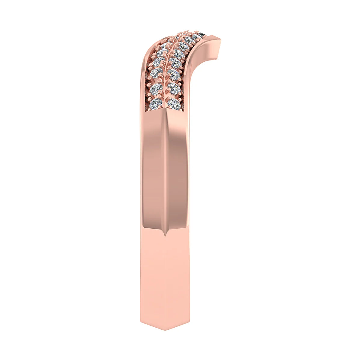 DIAMOND CURVED ETERNITY/WEDDING RING