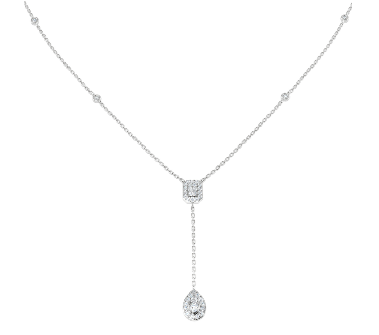 DIAMOND DROP PENDANT NECKLACE HARROGATE