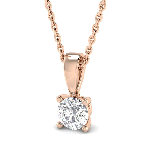 ROUND DIAMOND PENDANT NECKLACE HARROGATE