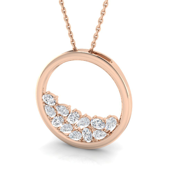 CIRCLE OF LIFE DIAMOND PENDANT