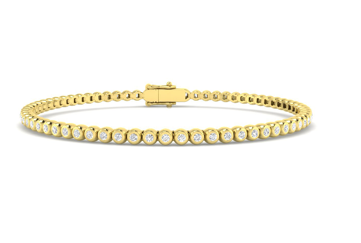 ROUND DIAMOND TENNIS BRACELET