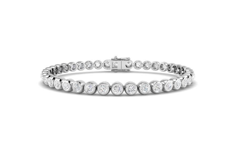 WHITE GOLD DIAMOND TENNIS BRACELET