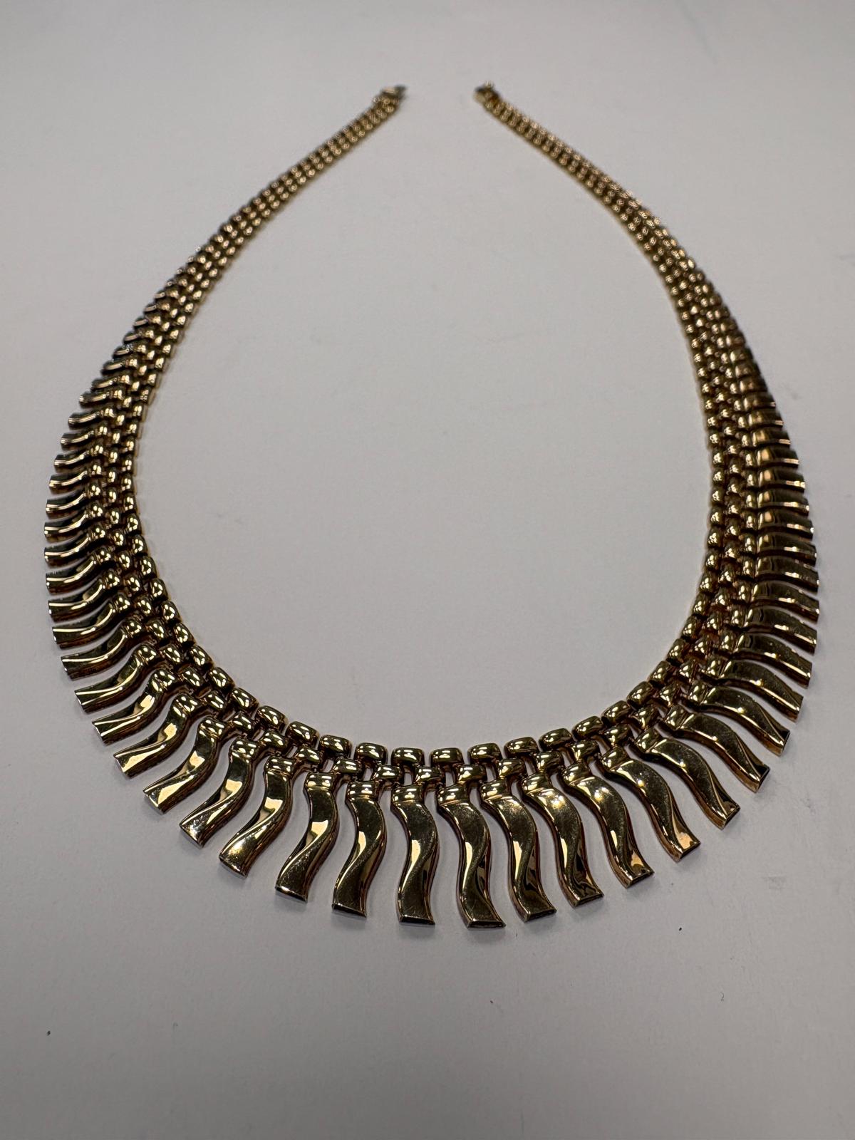 9K Gold necklace second hand harrogate jewellers