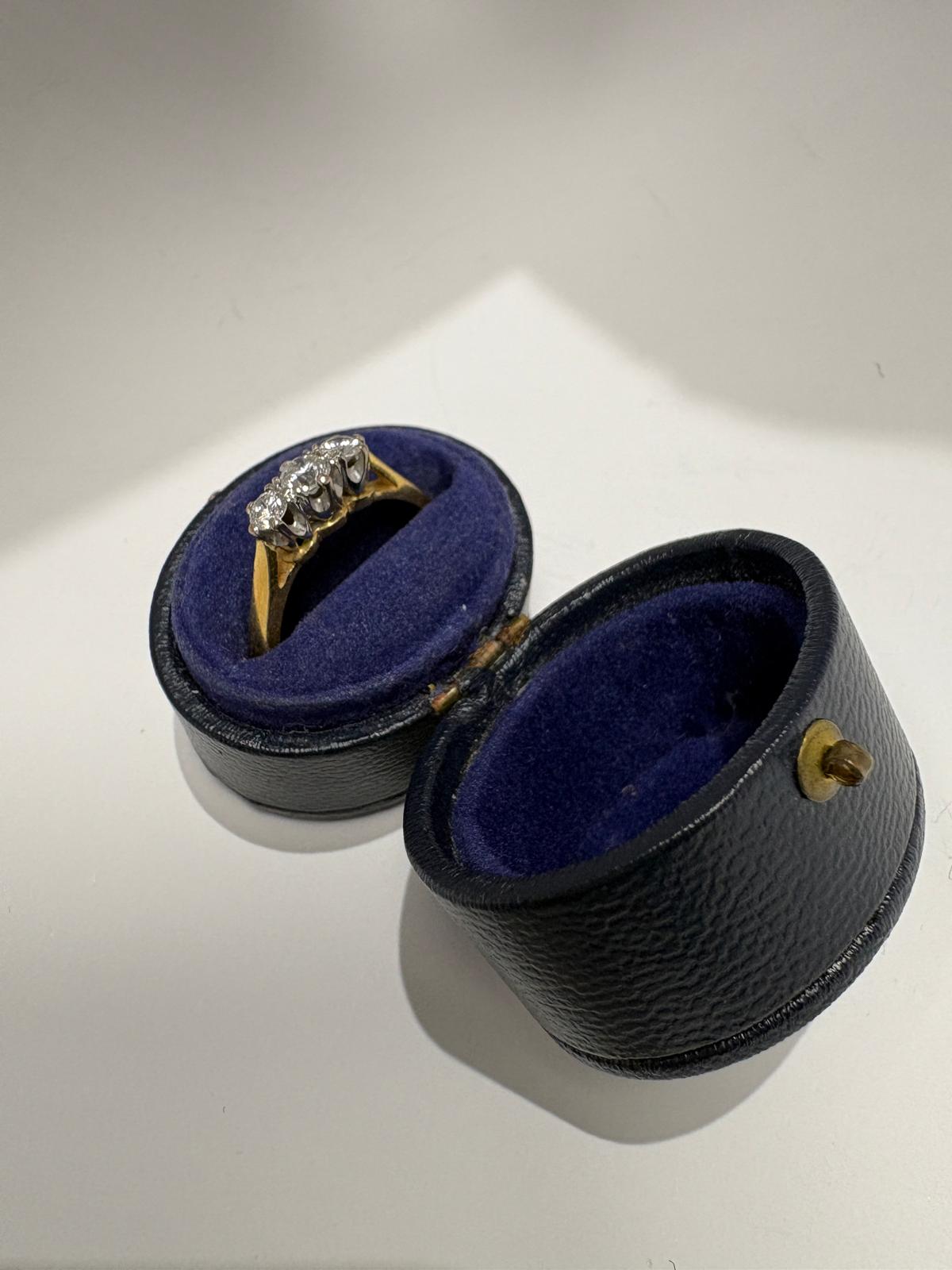 second hand three stone diamond ring harrogate jewellers