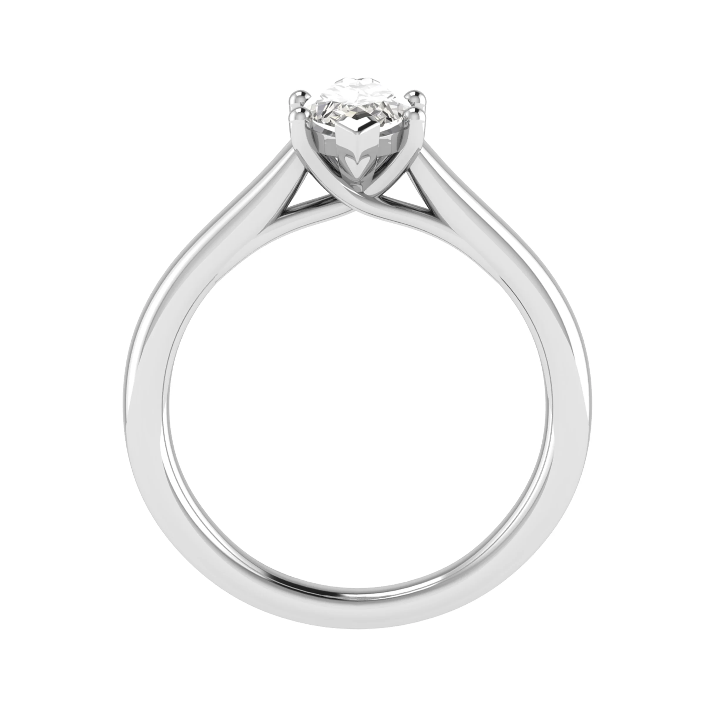 MARQUISE CUT DIAMOND SOLITAIRE ENGAGEMENT RING