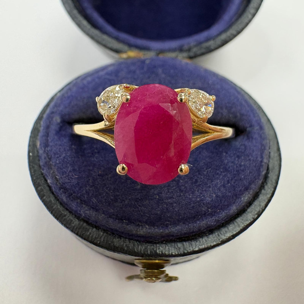 natural ruby ring, ruby and diamond ring UK, oval ruby ring, certified ruby ring, 2 carat ruby ring, ruby engagement ring, ruby anniversary ring, July birthstone ring