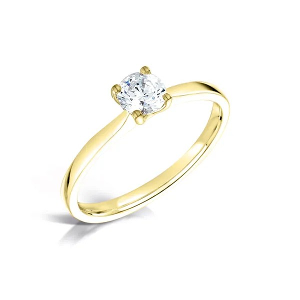 Round Brilliant Cut Diamond Solitaire Engagement Ring Harrogate Fogal and Barnes